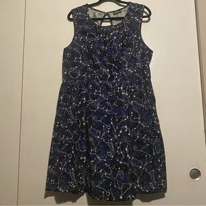 Retrolicious Glow in the Dark Constellations Fit & Flare Dress